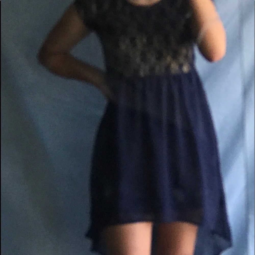 Blue dress